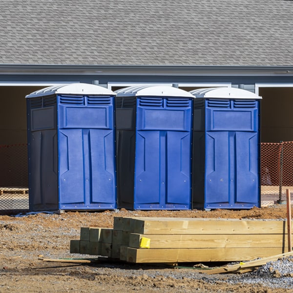 how can i report damages or issues with the portable toilets during my rental period in Alfordsville